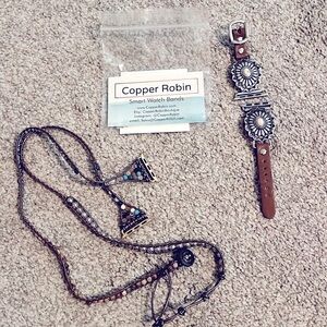 Copper Robbin SET OF TWO Apple Watch bands